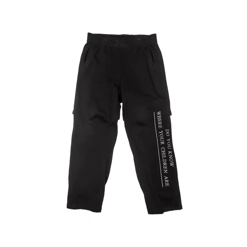 [BUNJANG] Hood By Air 17SS Double Laced Sweatpants Black M / 후드바이에어 - 17SS 더블 래그 스웻팬츠 - 블랙 - M