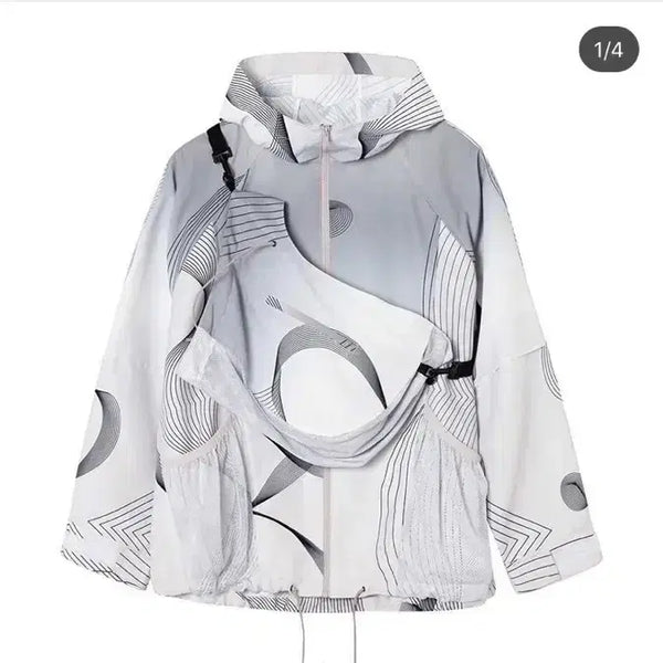 [BUNJANG] Nondisclose I4P Wave Jacket (L) / 논디스클로즈 I4P 웨이브 자켓