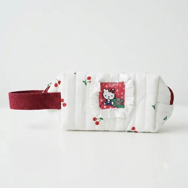 [BUNJANG] Hello Kitty Cherry Quilted Pouch / 키티 체리 파우치(새상품)