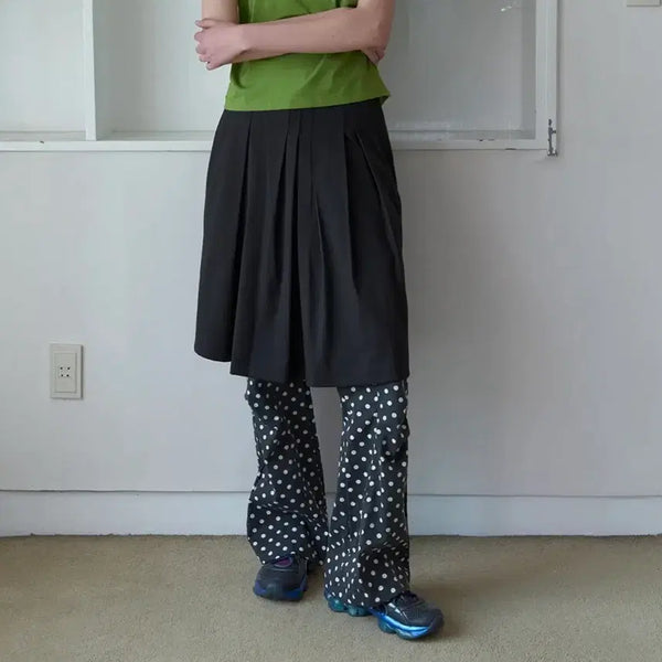 [BUNJANG] No Contents Stripe Pleated Skirt / 노컨텐츠 스트라이프 플리츠 스커트 S
