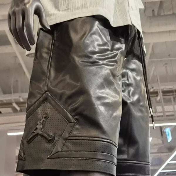 [BUNJANG] Air Jordan Leather Shorts / [새제품] 에어조던 레더 반바지 (M, L)