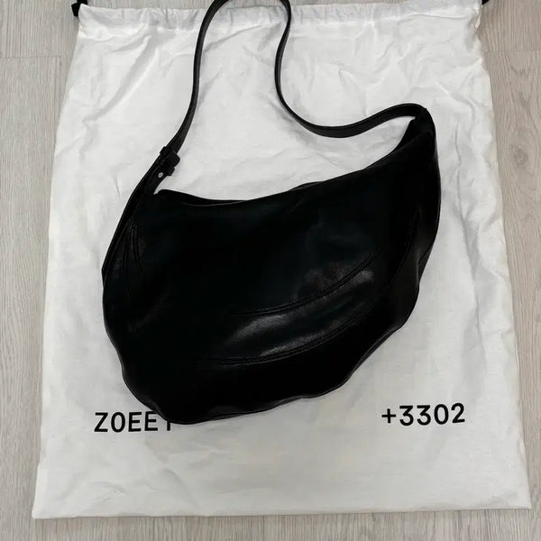 [BUNJANG] Zoeatt Pebble Shoulder Leather Bag / 조에뜨 페블 숄더 레더백