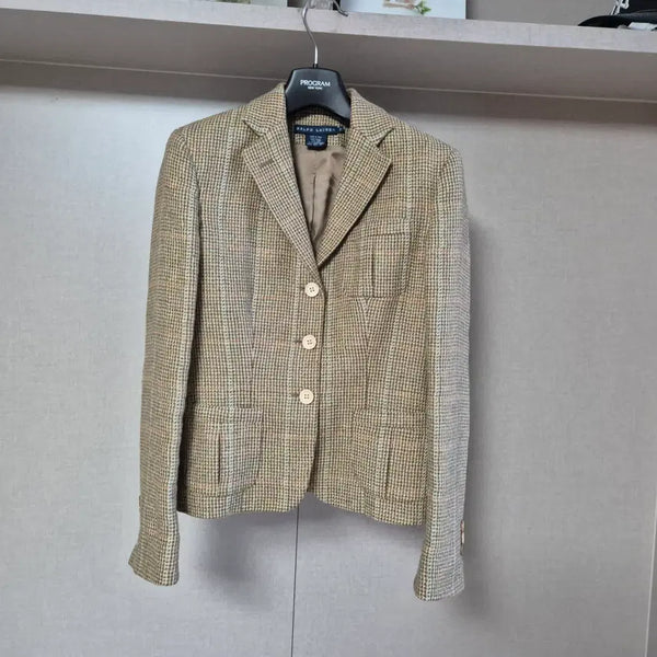[BUNJANG] Ralph Lauren Women's Italian Classic Linen Blazer Jacket / 85(2)랄프로렌 여성 이태리 클래식 린넨 블레이져 자켓