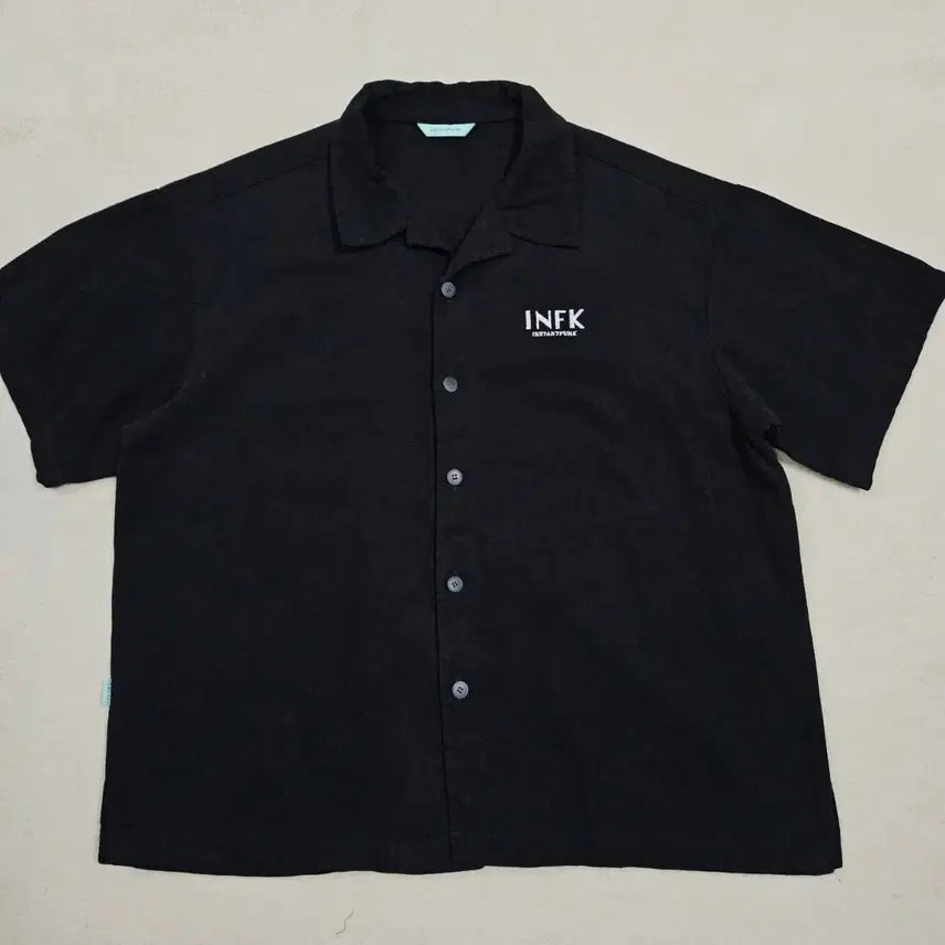 [BUNJANG] Instance Funk MS Oversized Oxford Short Sleeve Shirt / 인스턴트펑크 MS 오버사이즈 옥스포드 반팔 셔츠 급처