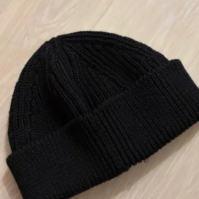 [BUNJANG] Andersen-Andersen 100% Merino Wool Knit Beanie Hat Black / 안데르센-안데르센 100% 메리노울 니트 모자 블랙