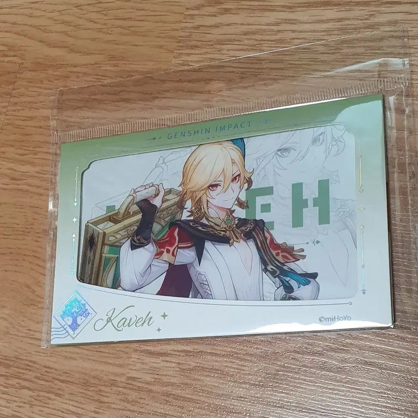 [BUNJANG] Genshin Impact PC Lounge Kaedehara Kazuha Clear Postcard / 원신 pc라운지 포스트 카드 투명엽서 포인트 특전 카베