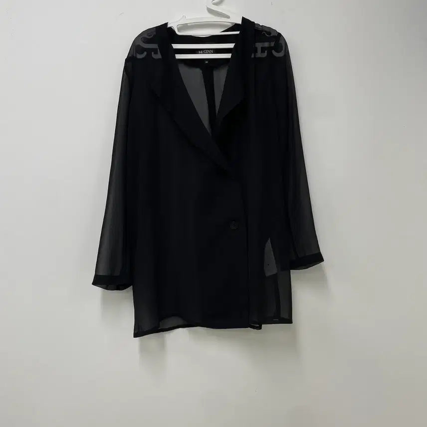 [BUNJANG] McGINN Sheer Jacket Blouse Size 36 / McGINN 시스루 자켓 블라우스 36