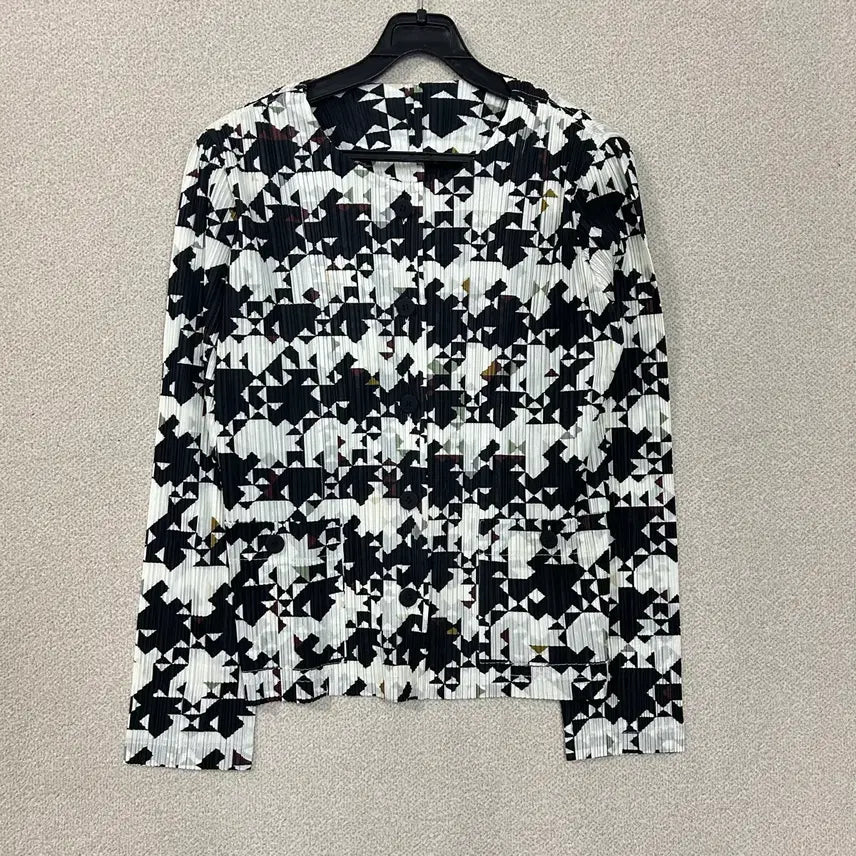 [BUNJANG] ISSEY MIYAKE Pleats Please Tweed Jacket / (S)  이세이미야케 플리츠플리즈 트위드 자켓