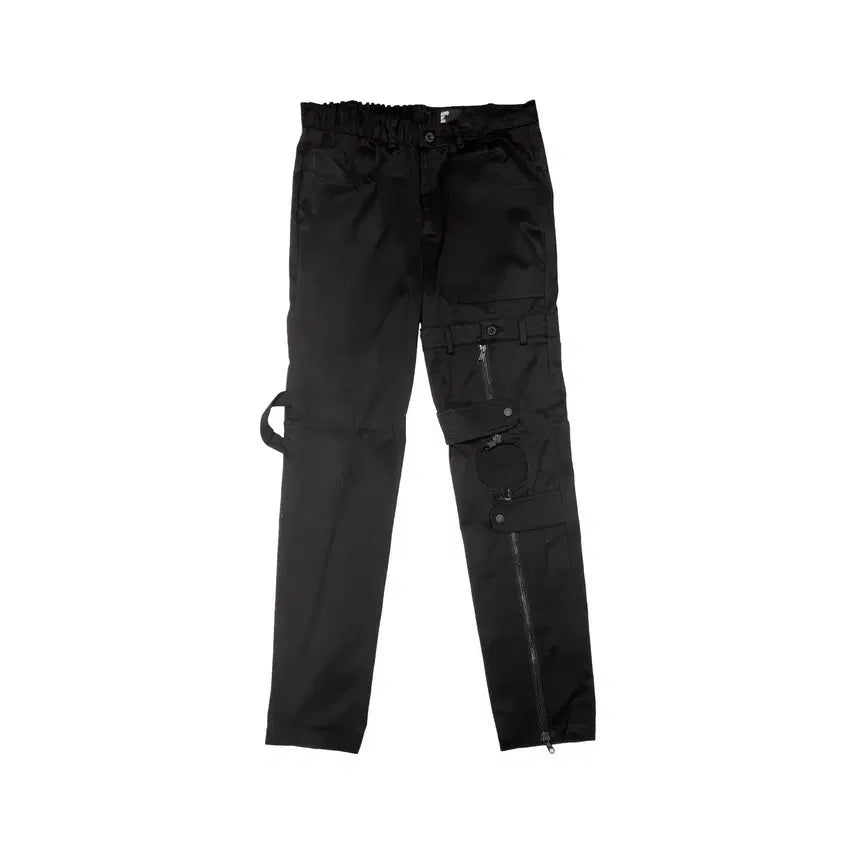 [BUNJANG] Hood By Air 17SS Knit Strap Trousers Black S / 후드바이에어 - 17SS 니 스트랩 트라우저 - 블랙 - S