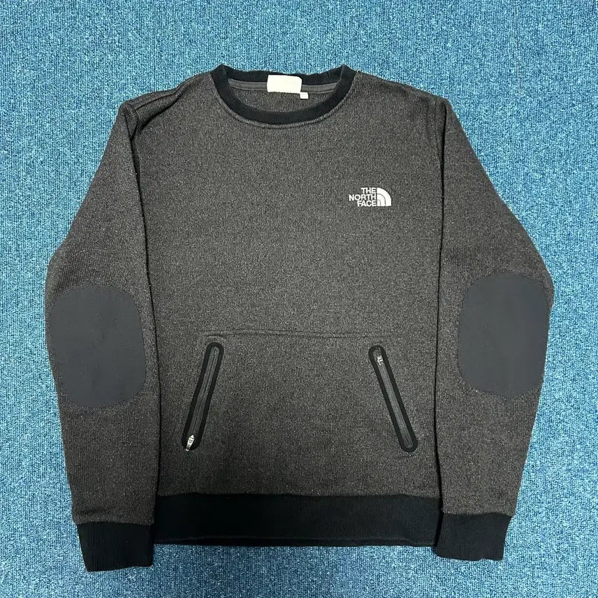 [BUNJANG] The North Face White Label Elbow Patch Sweatshirt Size 90 / 노스페이스 화이트라벨 엘보우패치 맨투맨 90