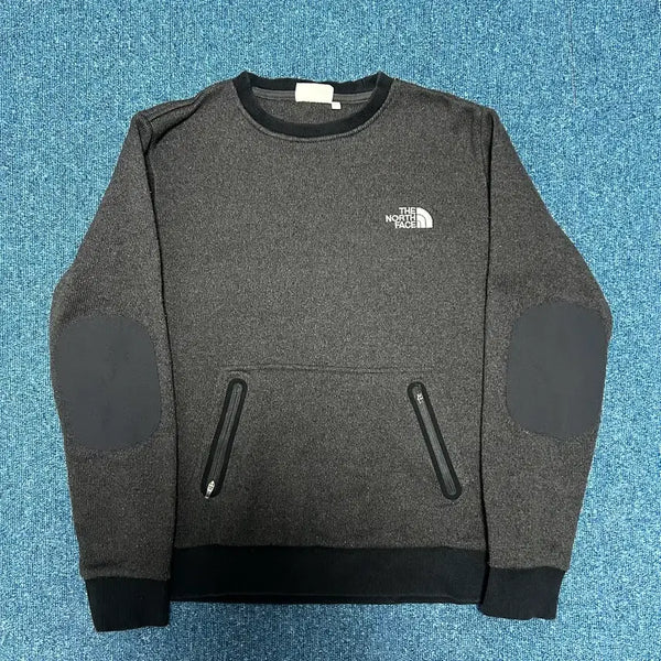 [BUNJANG] The North Face White Label Elbow Patch Sweatshirt Size 90 / 노스페이스 화이트라벨 엘보우패치 맨투맨 90