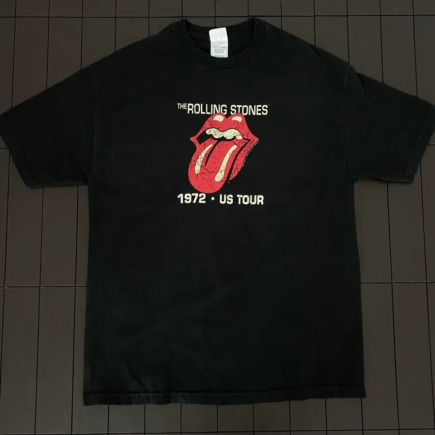 [BUNJANG] Vintage 1972 Rolling Stones Tour T-Shirt XL / (XL) 00s 롤링스톤즈 1972 투어 밴드티 티셔츠