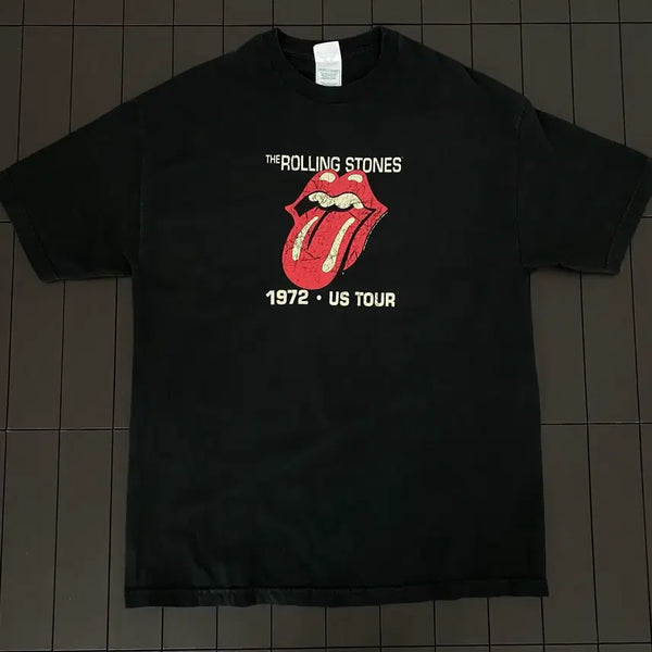 [BUNJANG] Vintage 1972 Rolling Stones Tour T-Shirt XL / (XL) 00s 롤링스톤즈 1972 투어 밴드티 티셔츠