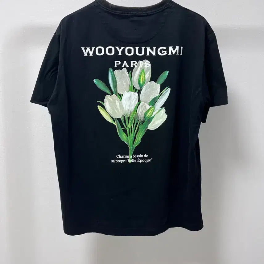 [BUNJANG] WooYoungMi Flower Short-Sleeve T-Shirt XL / [48사이즈/실측xl] 우영미 플라워 반팔
