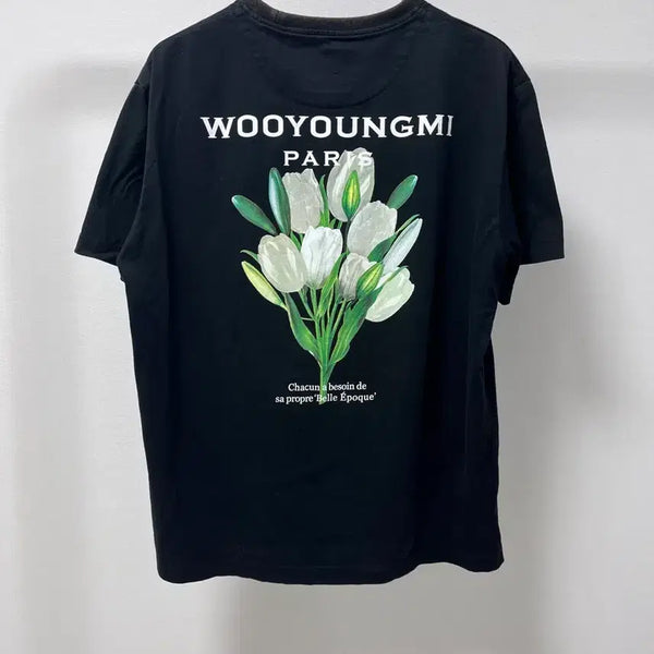 [BUNJANG] WooYoungMi Flower Short-Sleeve T-Shirt XL / [48사이즈/실측xl] 우영미 플라워 반팔