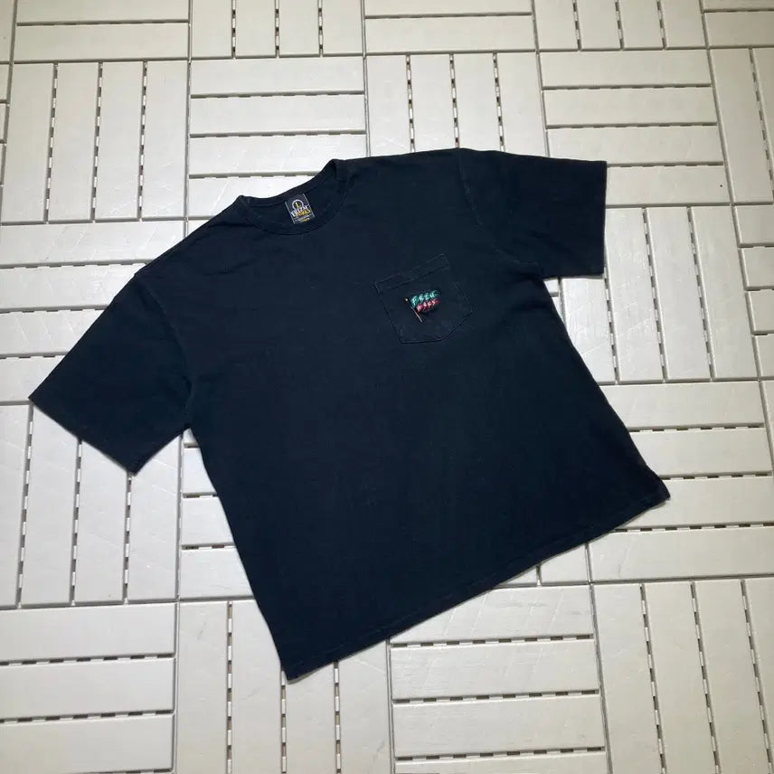 [BUNJANG] Prizmworks Vintage Pocket Heavy Fabric T-Shirt Black / [L]프리즘웍스 빈티지 포켓 헤비원단 반팔 블랙 0598