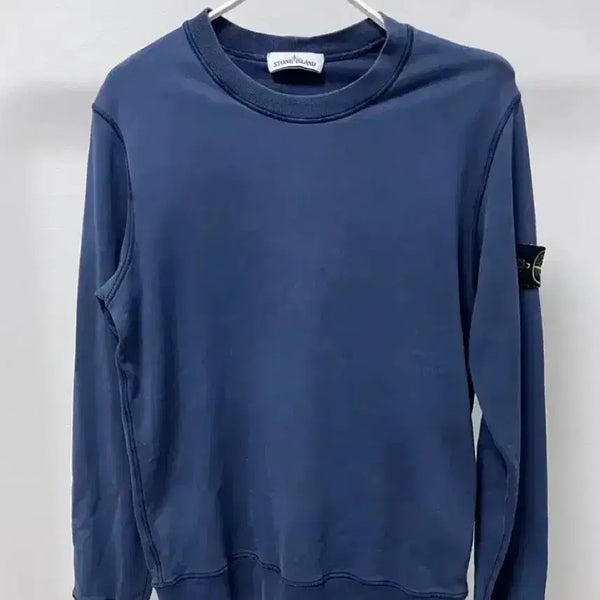 [BUNJANG] Stone Island Navy Sweatshirt (L) / [L사이즈] 스톤아일랜드 네이비 맨투맨