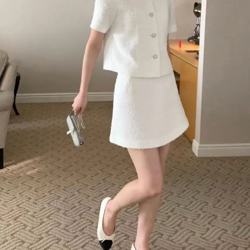 [BUNJANG] Le Plain Summer Tweed Jacket / [택 달린 새상품] 르플레인 트위드 자켓