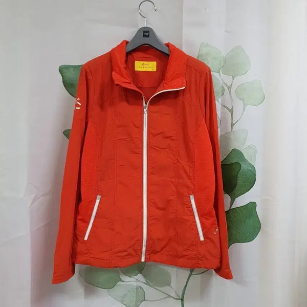 [BUNJANG] Louis Castel Women's Windbreaker Orange Size 100 / 루이까스텔  바람막이