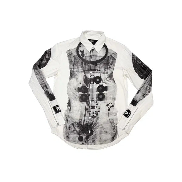 [BUNJANG] Hood By Air 15SS X-Ray Shirt White M / 후드바이에어 - 15SS 엑스레이 셔츠 - 화이트 - M