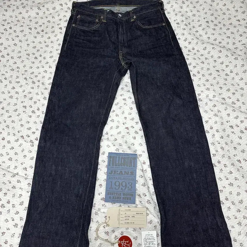 [BUNJANG] Full Count 1101XXW 15.5oz Selvedge Denim Jeans 35x34 / 풀카운트 1101XXW 15.5OZ 35x34