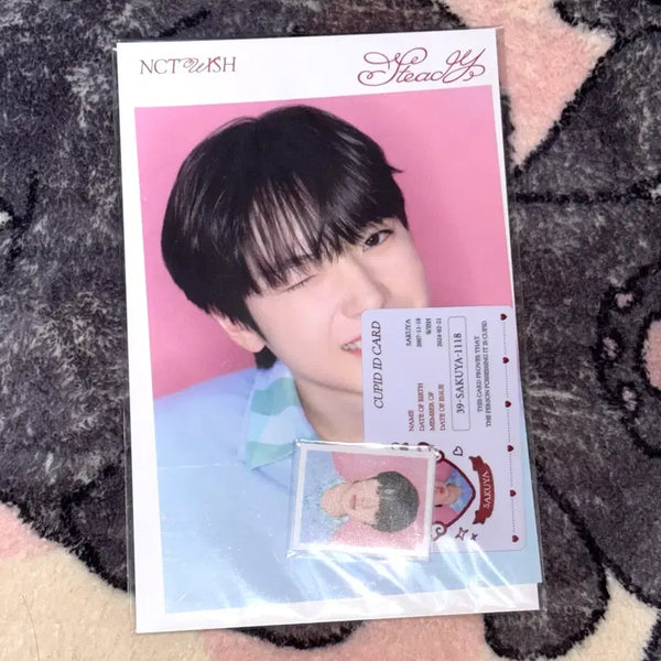 [BUNJANG] NCT WISH Sakurara Steady Pop-up Photocard Set / 엔시티위시 스테디 포토세트 사쿠야 증명사진 아이디카드 증사 포카 nct