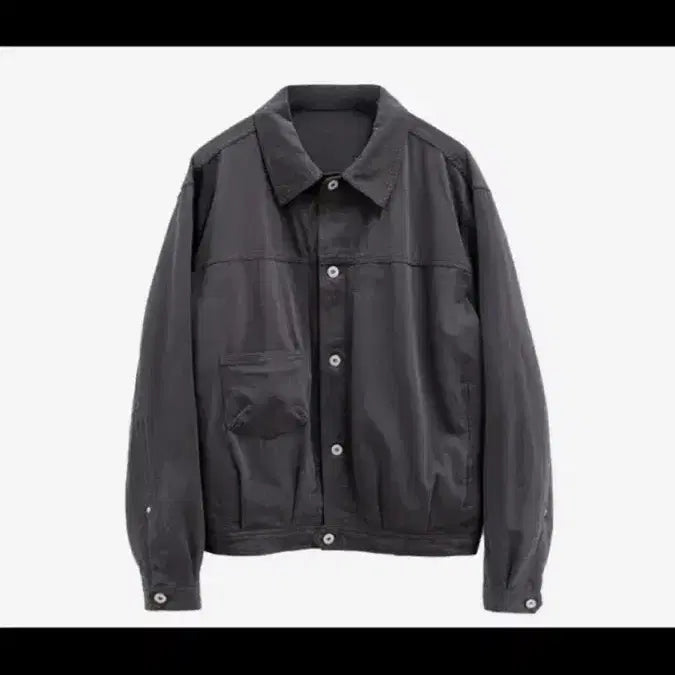 [BUNJANG] Politeru Purple Charcoal Trucker Jacket / 폴리테루 트러커 자켓 퍼플차콜 3