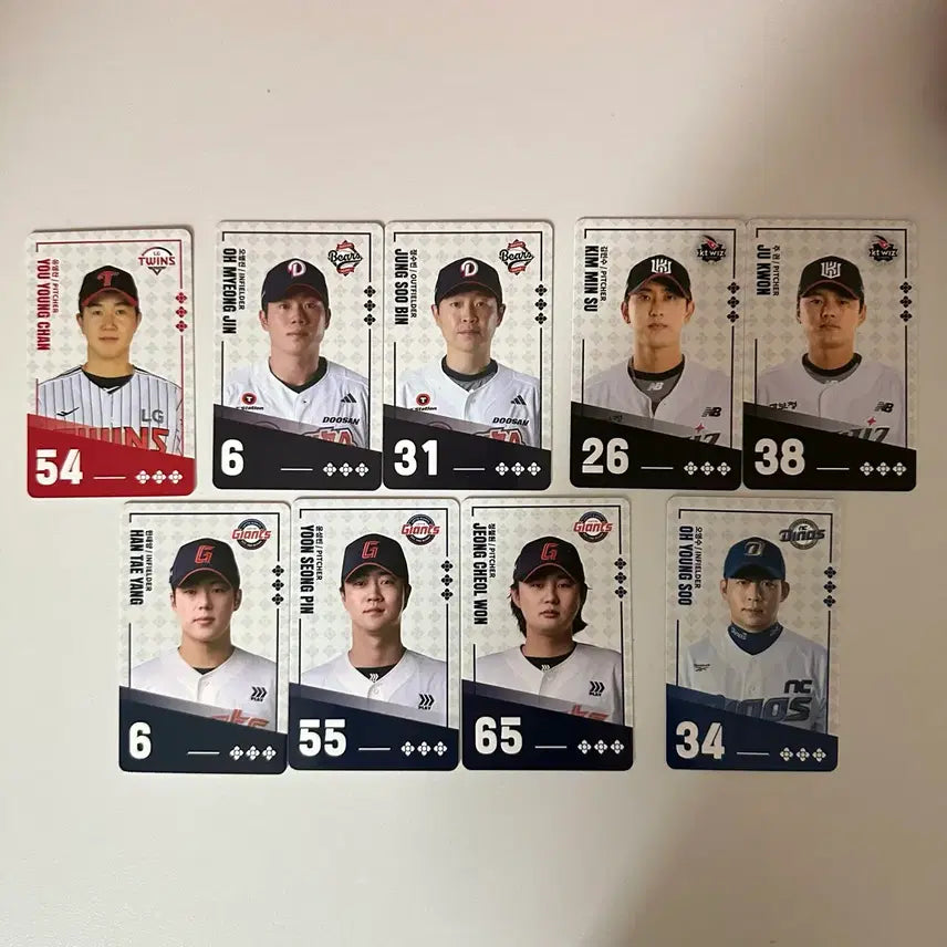 [BUNJANG] KBO Baseball Player Profile Card Swap / KBO 팔도비빔면 선수 프로필 카드 교환