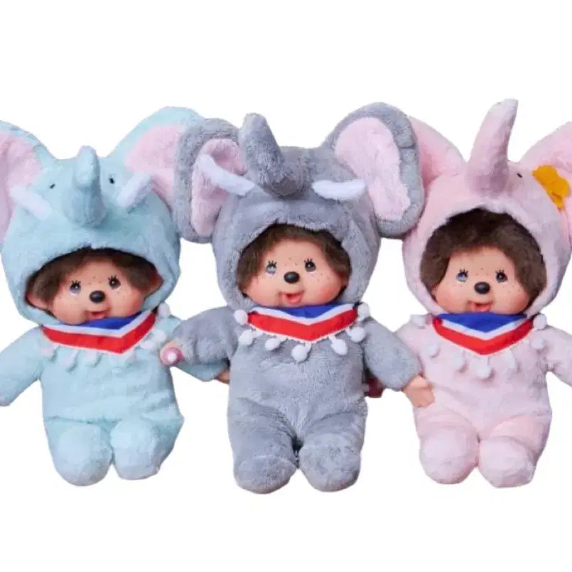 [BUNJANG] Monchhichi Thai Limited Edition Elephant Plush / 몬치치 태국 한정 코끼리 인형