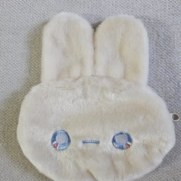 [BUNJANG] Moon Friends Face Pouch Keyring Beige / 문프렌즈 페이스 파우치 키링 베이지 새상품