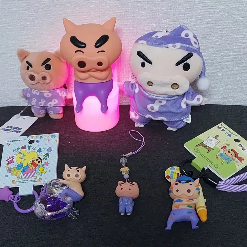 [BUNJANG] Buri Buri Character Figure Keychain Set / 부리부리무드등     피규어 키링   & 인형키링