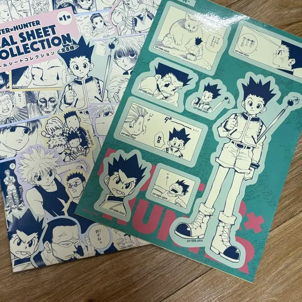 [BUNJANG] Hunter x Hunter Gon Seal Sheet Collection Stickers / 헌터헌터 헌헌 공식 곤 씰 시트 콜렉션 스티커