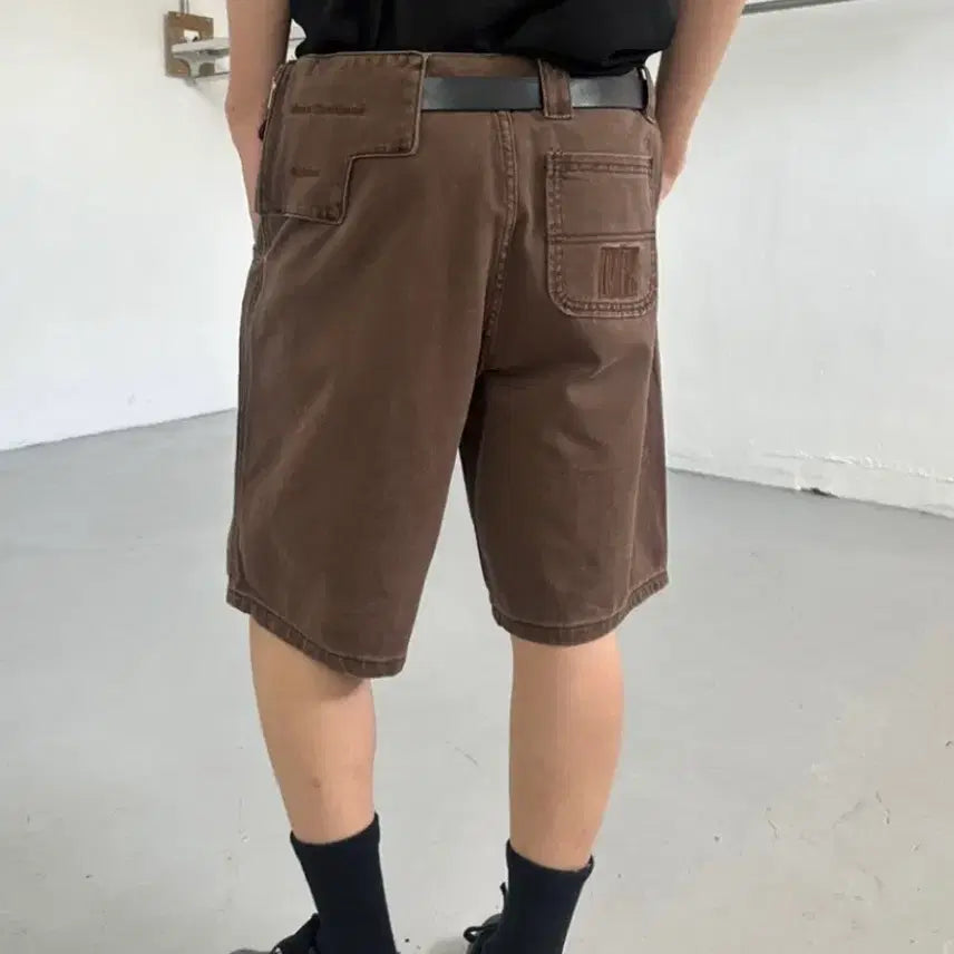 [BUNJANG] Plastic Product MPa Wallet Shorts (Brown) / 플라스틱 프로덕트 MPa WALLET SHORTS (BROWN) 반바지
