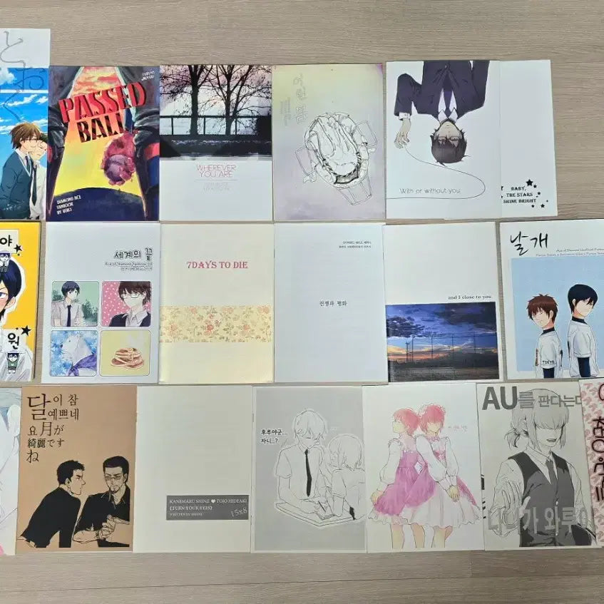 [BUNJANG] Diamond Ace / Daiya Fanbook Bundle Set / 다이아몬드에이스 다이에이 회지 일괄