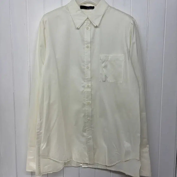 [BUNJANG] COBALT BY CHRIS.HAN Ivory Lace Layered Shirt / 코발트바이 크리스한 아이보리 셔츠 55추천   나