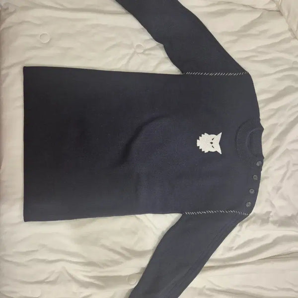 [BUNJANG] Maison Margiela Navy Stitch Knit Sweater (Size L / KR 105-110) / 메종 마르지엘라  니트 L 사이즈 새상품급 (한국 105~110)