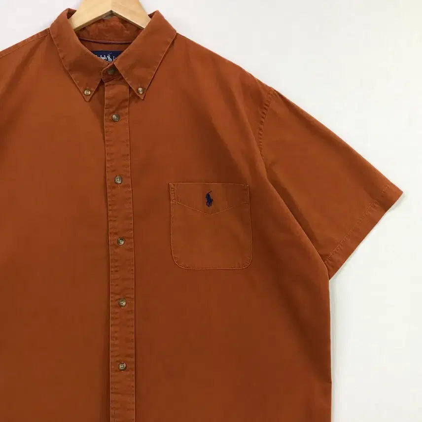 [BUNJANG] Polo Solid Cotton Shirt XL / XL 폴로 솔리드코튼 셔츠