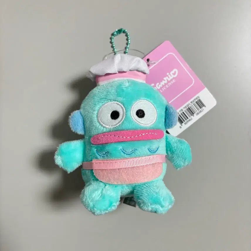 [BUNJANG] Sanrio Hangyodon Handsome Chef Chef Doll Bag Charm Keychain / 정품 산리오 한교동 핸섬주방장 셰프 인형 가방걸이 키링
