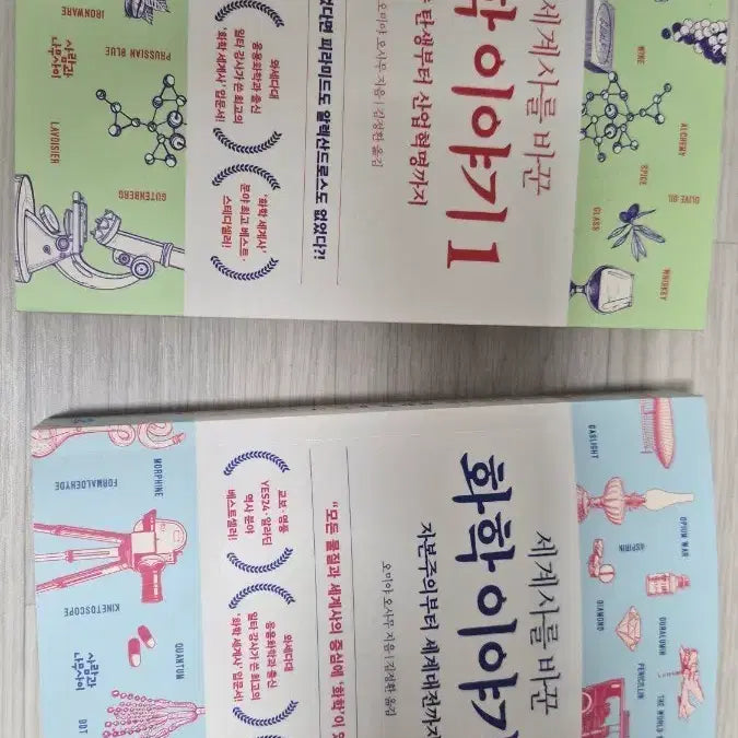 [BUNJANG] The Story of Chemistry That Changed World History, Volumes 1 & 2 Bundle Set / 세계사를 바꾼 화학 이야기 1 & 2 2권 일괄