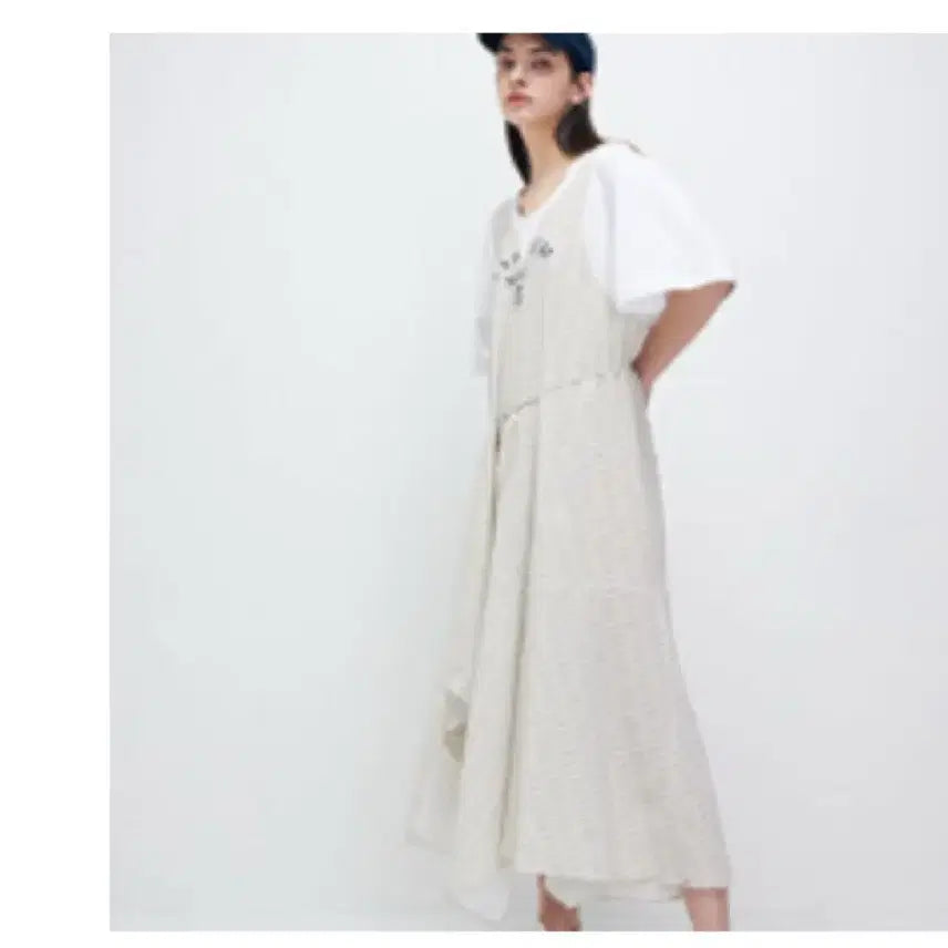 [BUNJANG] System Belted Lettering One-Piece Dress / 시스템 벨티드 레터링 원피스
