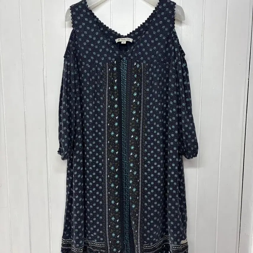 [BUNJANG] Thursday Island Navy Off-Shoulder Dress (S/44-55) / 써스데이아일랜드 오프숄더 원피스 S(44-55)  가