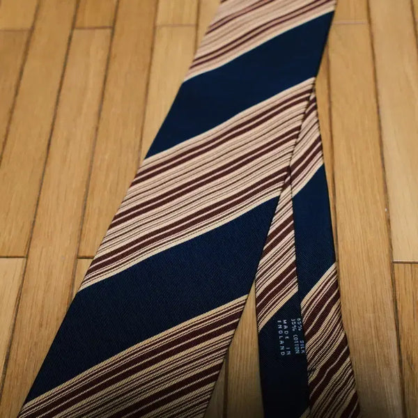 [BUNJANG] Drake's Navy Stripe Tie / Drake's 네이비 스트라이프 넥타이