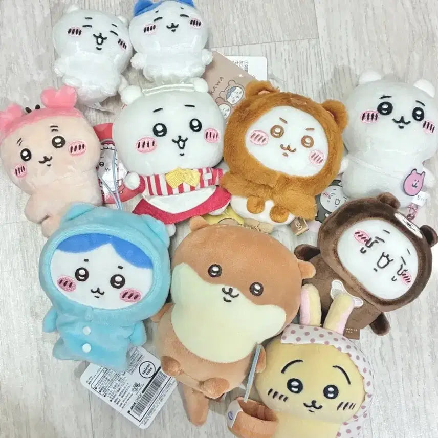 [BUNJANG] Bundle Set Cheikawa Usagi Restaurant Mascot / 일괄) 먼작귀 하치와레 치이카와 우사기 레스토랑 마스코트