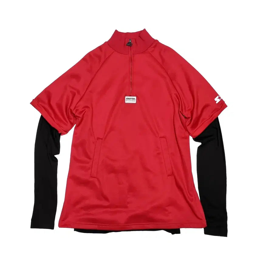 [BUNJANG] Hood By Air x Starter 17SS REALNESS Pullover Hoodie Red S / 후드바이에어X스타터 - 17SS REALNESS 풀오버 - 레드 - S