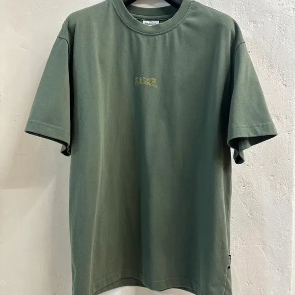 [BUNJANG] Barrel Men's Green Short-Sleeve T-Shirt Size S / 배럴 남 티셔츠 그린/반팔 S