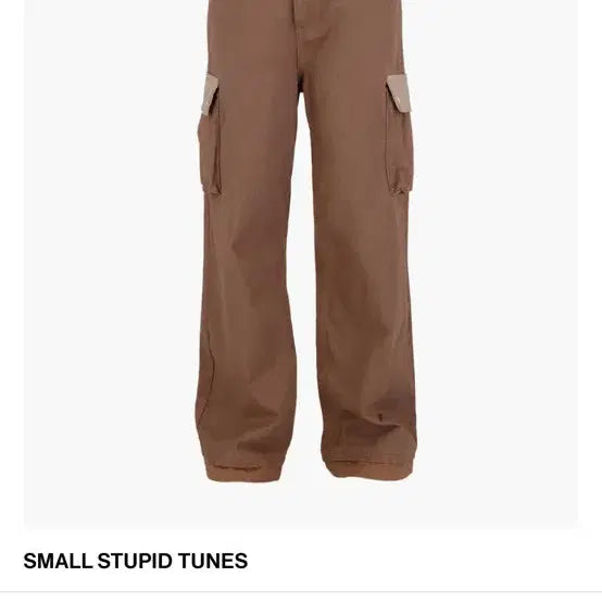 [BUNJANG] Small Stupid Tunes Cargo Pants Grey / 스몰스튜핏튠즈 카고팬츠 그레이 1