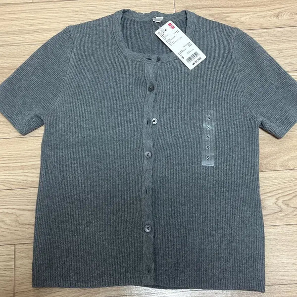 [BUNJANG] Uniqlo Women's Short Sleeve Cardigan (Size S) / 여성 유니클로 반팔 가디건 s