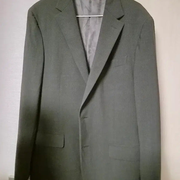 [BUNJANG] Allegri Silk Blend Charcoal Grey Jacket / 정가79만원 알레그리 실크 함유 차콜그레이 자켓(새상품)
