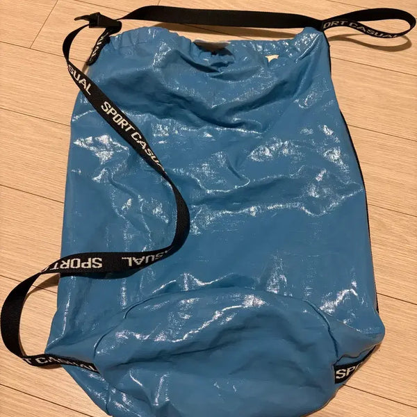 [BUNJANG] Heritage Floss Patent Blue Sports Bag / 헤리티지플로스 페이턴트 블루 스포츠백