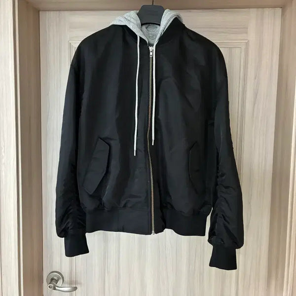 [BUNJANG] Giordano Black MA-1 Bomber Jacket XL / 지오다노 항공점퍼 블랙 XL 105사이즈 새상품